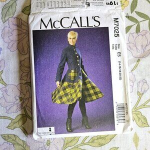 Sewing Pattern 2014 UNCUT McCalls 7025 Size 14-22